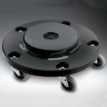 Rcp Brute Round Dolly Black 2/Cs